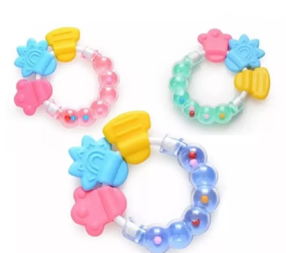 Baby Rattle Teething Toy – Soft, Natural & BPA-Free Silicone Teether for Infants