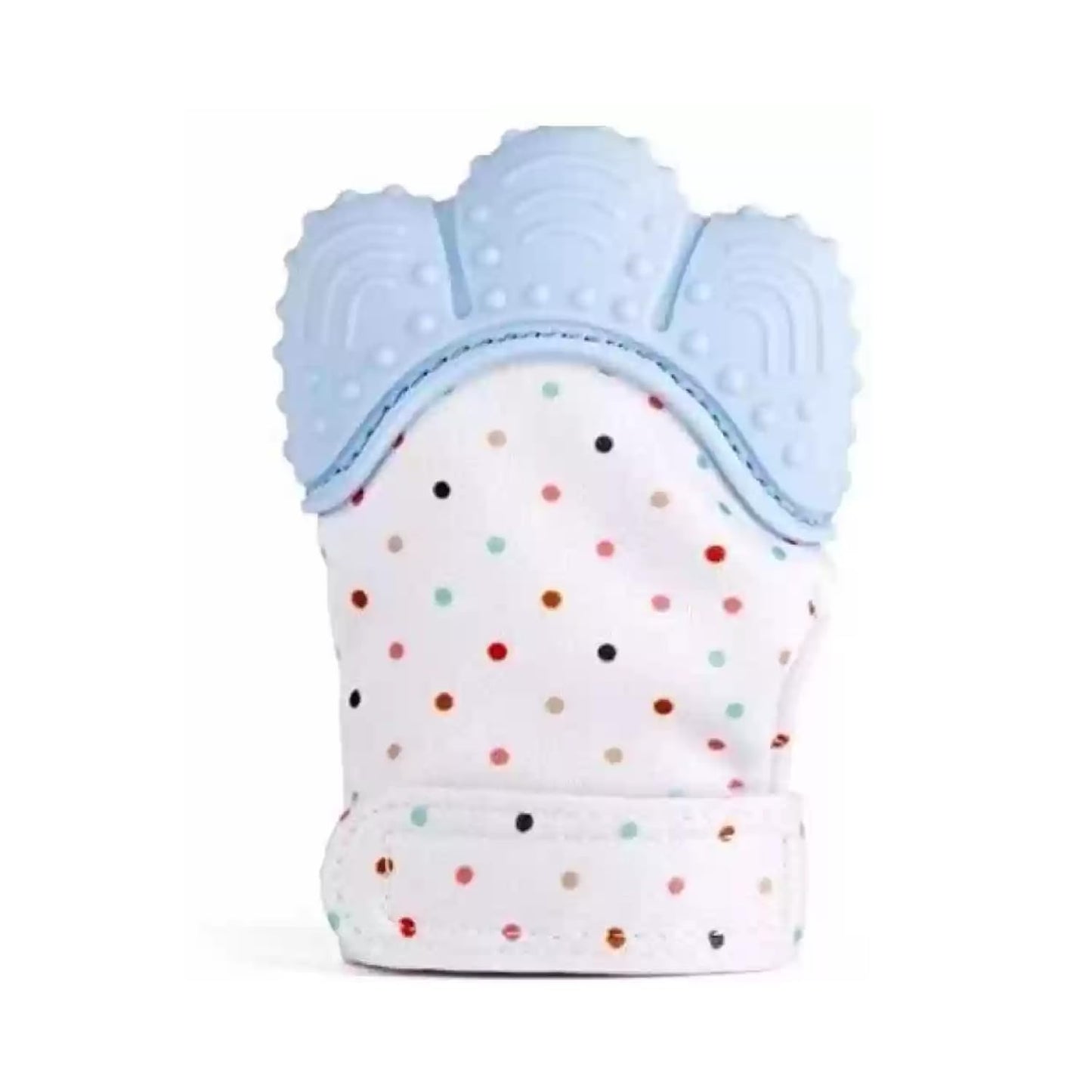 Little Bee Luxury Baby Teether Mittens β Silicone Teething Gloves for 3β36 Months | Adjustable, Washable, Chewable Mittens for Babies
