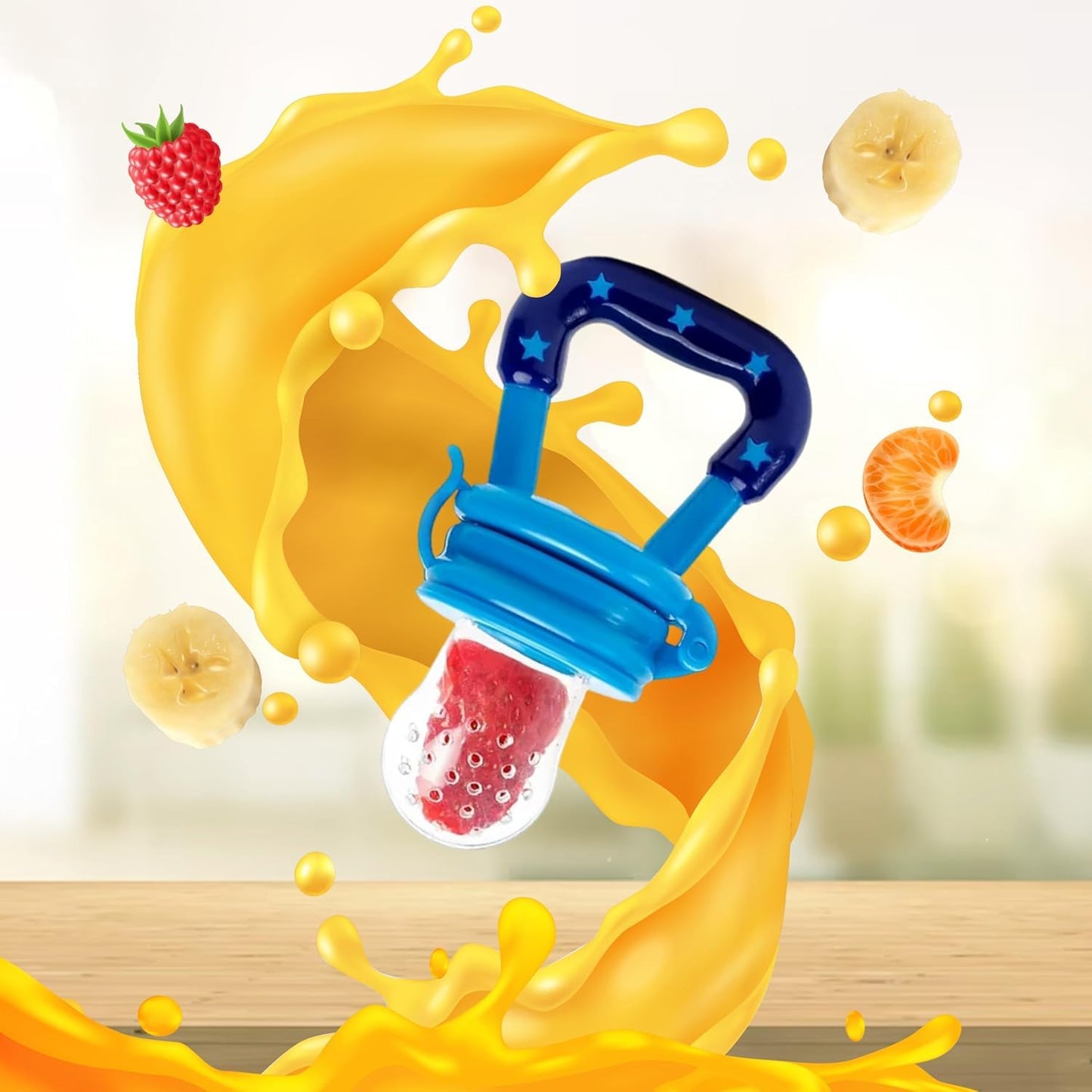 Little Bee® Soft Silicone Anti-Spill Fruit Feeder Nibbler