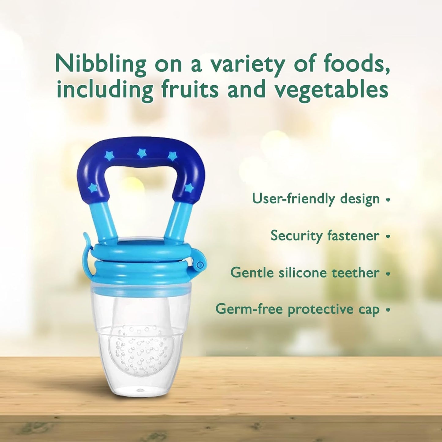 Little Bee® Soft Silicone Anti-Spill Fruit Feeder Nibbler