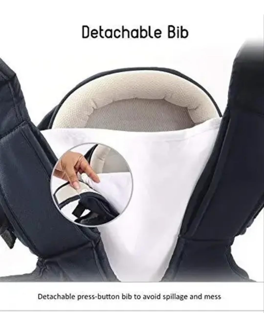 3-in-1 Rabbit Baby Carrier, Multifunctional Ergonomic, Breathable Adjustable Design for Newborns to Toddlers, 0-24 Months