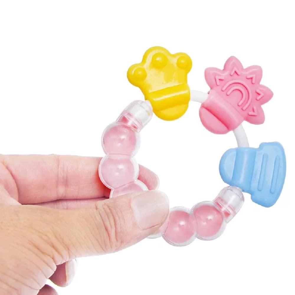 Baby Rattle Teething Toy – Soft, Natural & BPA-Free Silicone Teether for Infants