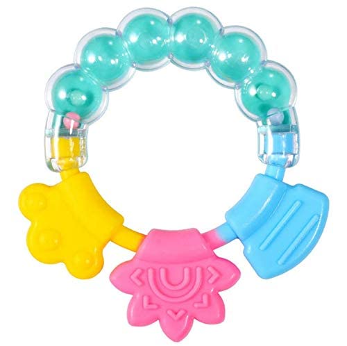 Baby Rattle Teething Toy – Soft, Natural & BPA-Free Silicone Teether for Infants