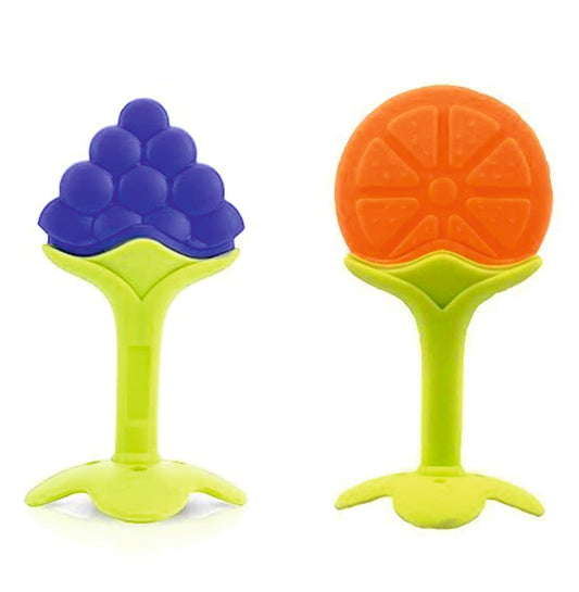 Little Bee® Fruit-Shaped Silicone Teether – BPA-Free, Natural & Organic, Safe for Newborns and Infants