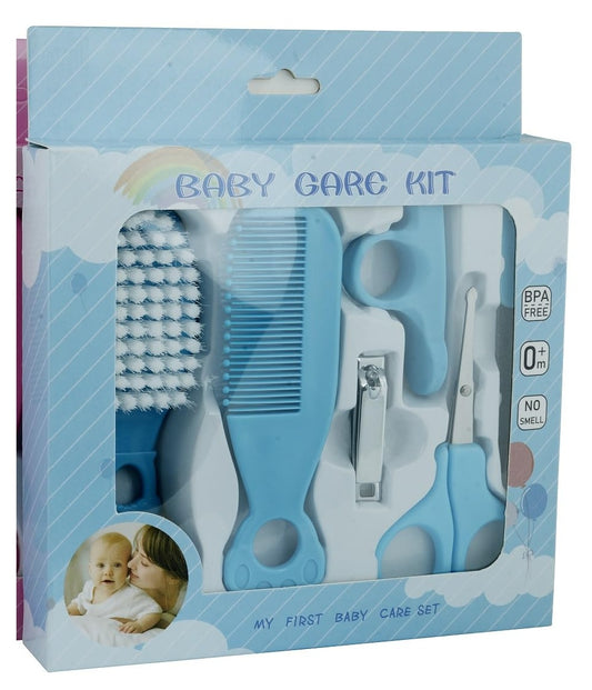 Little Bee 6-in-1 Baby Manicure & Grooming Kit – Nail and Hair Care Set for Newborns, Perfect Nursery Gift