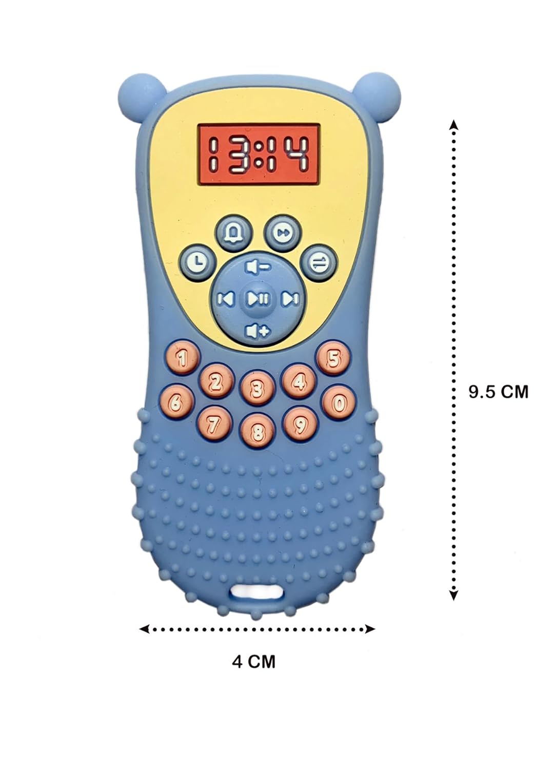 Little Bee® Silicone Remote Teether – Safe & Soothing Baby Teething Toy