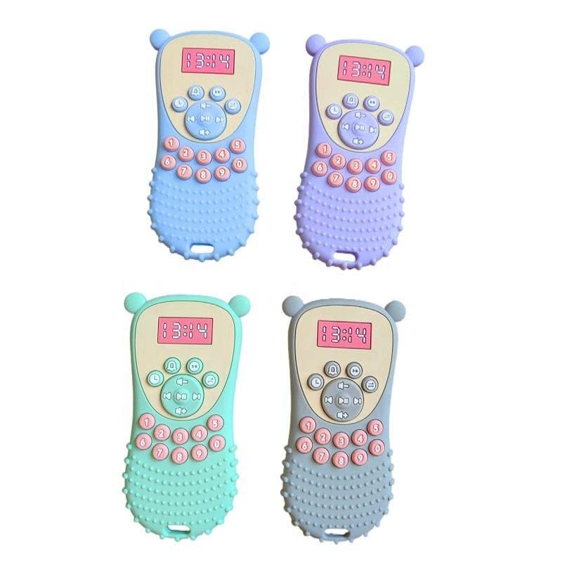 Little Bee® Silicone Remote Teether – Safe & Soothing Baby Teething Toy